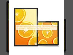 Wall-Mounted Digital Signage with 178 Degrees Viewing Angle 1000:1 Contrast Ratio and 1 Year Warranty