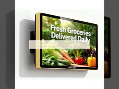  43 Inch Remote Content Update & Bright Display   Wall-Mounted Digital Signage   Sleek  Energy-Smart