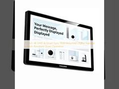 75 Inch 4K UHD & Smart Sync   Wall-Mounted Digital Signage   Scratch-Resistant  Quiet Operation