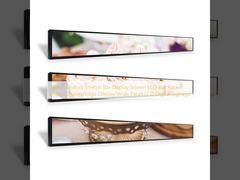 29 Inch Indoor Stretch Bar Display Screen LCD Bar Rack Digital Display/Edge Display/Wide Panel LCD Digital Signage