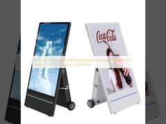 55 Inch UV-Protected & Rechargeable   Outdoor Portable LCD Display   HD  Quick Setup  Low Power
