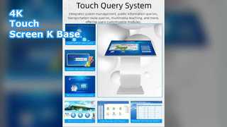 55 Inch 4K IR Touch Screen K Base Display