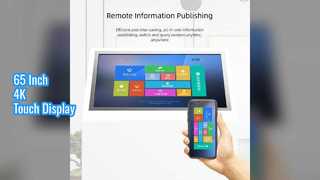 65 Inch 4K Touch Screen for Showrooms