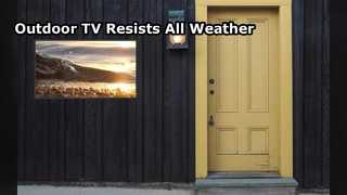 Outdoor TV 49 Inch IP66 Waterproof Sun Bright