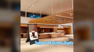 43 Inch 4K Outdoor LCD Display 1800 Nits Portable