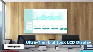 Ultra-Thin Lightbox LCD Display