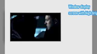 43/49/55/65/75/86 inch window display screen with high brightness